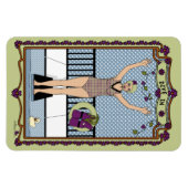 Tauchen In_A_4x6 Kühlschrank Magnet (Horizontal)