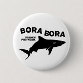Tauchen in Bora Bora Button (Vorderseite)