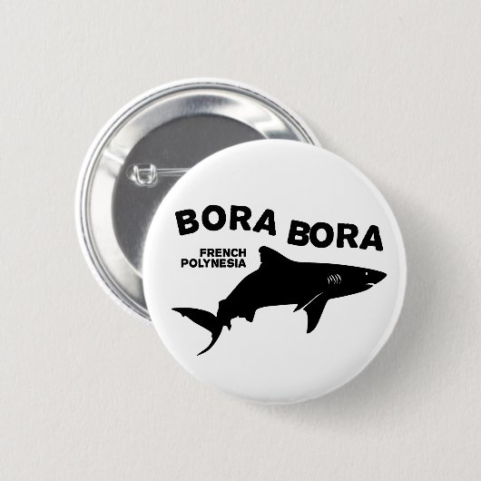 Tauchen in Bora Bora Button (Vorne & Hinten)