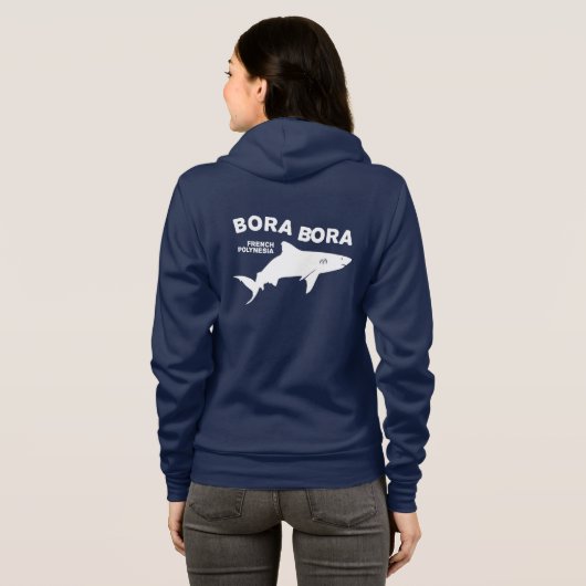 Tauchen in Bora Bora Hoodie (Schwarz voll)