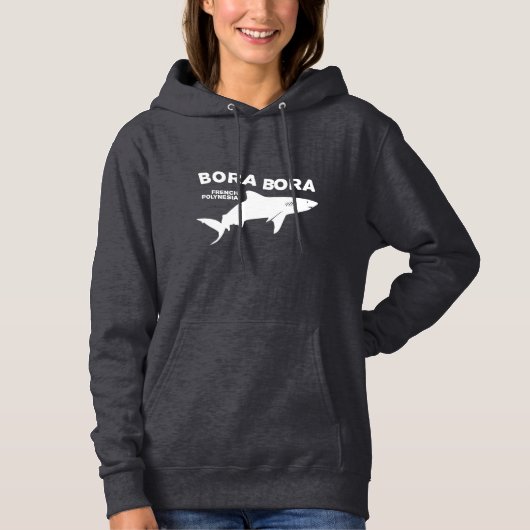 Tauchen in Bora Bora Hoodie (Vorderseite)