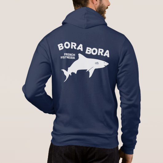 Tauchen in Bora Bora Hoodie (Rückseite)