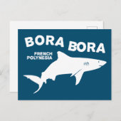 Tauchen in Bora Bora Postkarte (Vorne/Hinten)