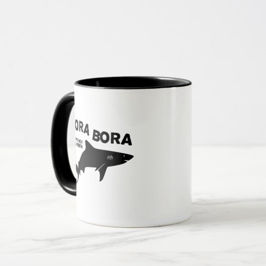 Tauchen in Bora Bora Tasse (Vorderseite Links)