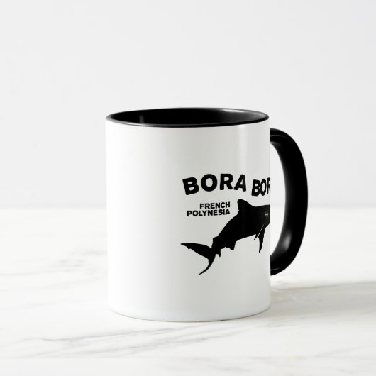 Tauchen in Bora Bora Tasse (VorderseiteRechts)