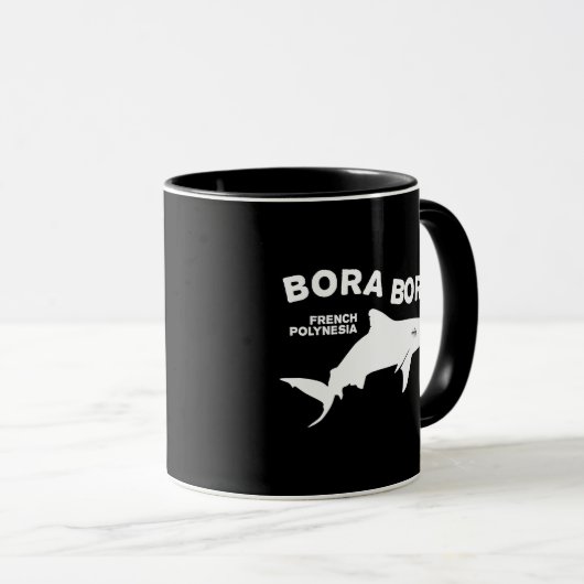 Tauchen in Bora Bora Tasse (VorderseiteRechts)