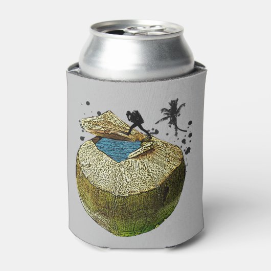 Tauchen in Coconut Dosenkühler (Kanne Vorderseite)