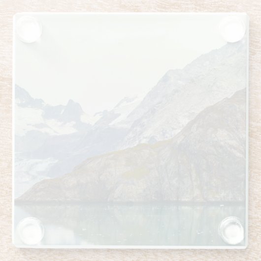 Tauchen in das Eis Glasuntersetzer (Rückseite)