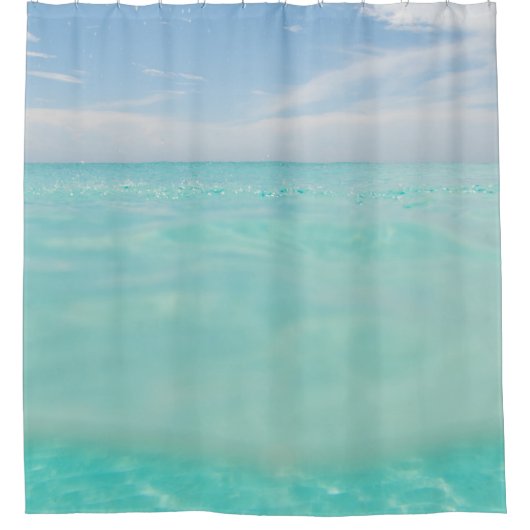 Tauchen in das Karibische Meer 4 Duschvorhang (Vorderseite)