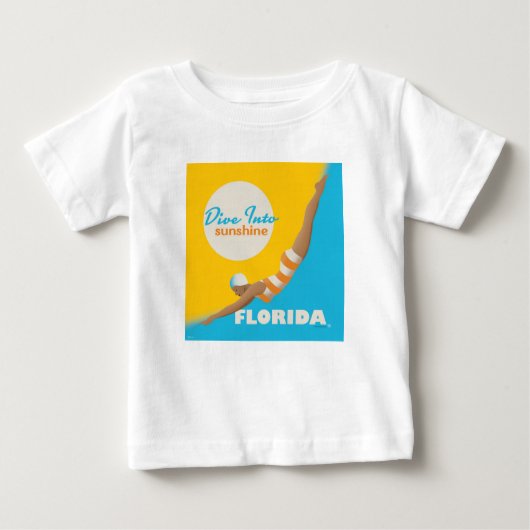 Tauchen in den Sonnenschein | Florida Baby T-shirt (Vorderseite)