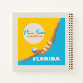 Tauchen in den Sonnenschein | Florida Notizblock (Rückseite)