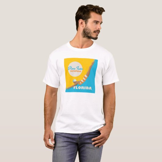 Tauchen in den Sonnenschein | Florida T-Shirt (Vorne ganz)