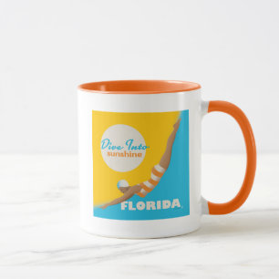 Tauchen in den Sonnenschein   Florida Tasse
