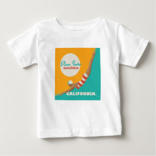 Tauchen in den Sonnenschein Kalifornien Baby T-shirt