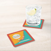 Tauchen in den Sonnenschein | Kalifornien Rechteckiger Pappuntersetzer (Vor Ort)