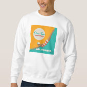 Tauchen in den Sonnenschein | Kalifornien Sweatshirt (Vorderseite)