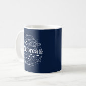Tauchen in der Lagune von Moorea Kaffeetasse (Vorderseite Links)