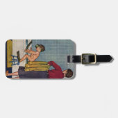 Tauchen in der Wanne Gepäckanhänger (Vorderseite horizontal)