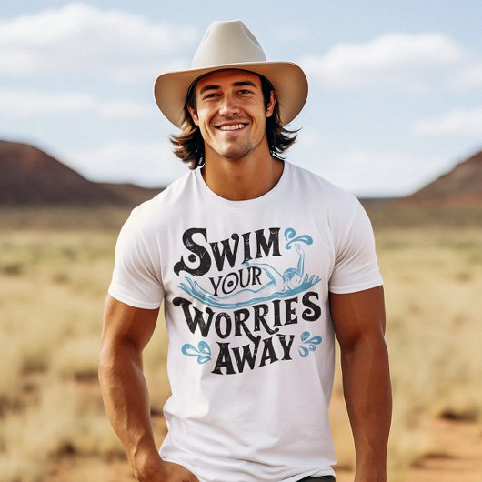 Tauchen in die Ruhe: Schwimmen Sie Ihre Sorgen weg T-Shirt