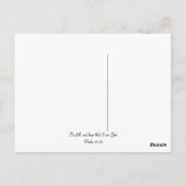 Tauchen in die Schneekarte Postkarte (Rückseite)