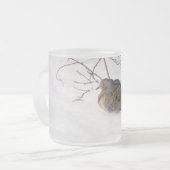 Tauchen in die Schneewelt-Tasse Mattglastasse (Vorderseite Links)