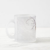 Tauchen in die Schneewelt-Tasse Mattglastasse (Links)