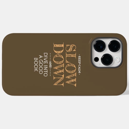 Tauchen in ein gutes Buch Personalisiert Case-Mate iPhone Hülle (Rückseite (Horizontal))