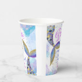 Tauchen in fünf Mädchen 5. Geburtstag Pappbecher (Rechts)