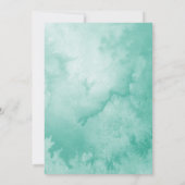 Tauchen in fünf Meerjungfrau 5. Geburtstag Einladung (Rückseite)