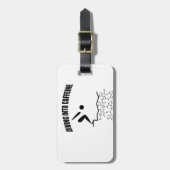 Tauchen in Koffein Gepäckanhänger (Vorderseite vertikal)