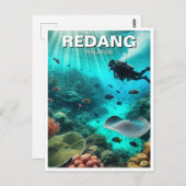 Tauchen in Redang Malaysia Postkarte (Vorne/Hinten)