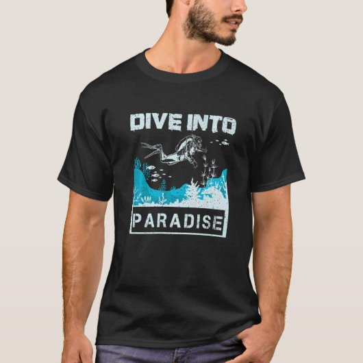 Tauchen ins Paradies T-Shirt (Vorderseite)