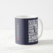 Tauchen ist fantastische Tasse (VorderseiteRechts)