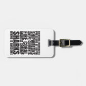 Tauchen ist fantastischer Gepäck-Umbau Gepäckanhänger (Vorderseite horizontal)