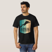 Tauchen ist wie Tauchen mit dem Flying Scuba Diver T-Shirt (Vorne ganz)