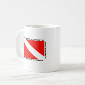Tauchen! Kaffeetasse (Vorderseite Links)