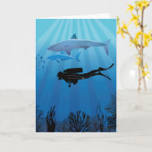 Tauchen Karte (Gelbe Blume)