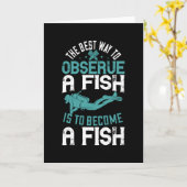 Tauchen - karte (Gelbe Blume)