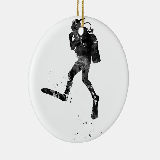 Tauchen Keramik Ornament (Rechts)