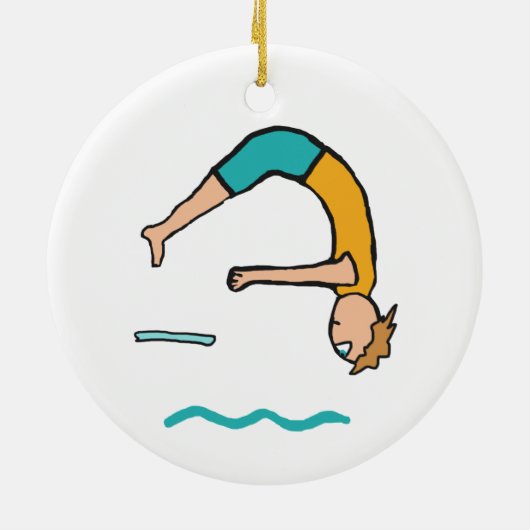 Tauchen Keramik Ornament (Hinten)