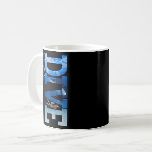 Tauchen La Paz Scuba Schnorcheln Kaffeetasse (Vorderseite Links)