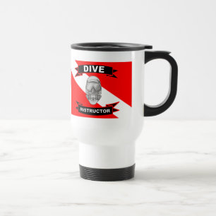 Tauchen-Lehrer-Reise-Tasse 2 Reisebecher