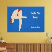 Tauchen Leinwanddruck (Insitu (Wohnzimmer))