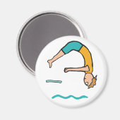 Tauchen Magnet (Vorderseite/Rückseite)