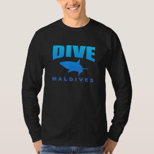 Tauchen Malediven Tauchen auf den Malediven Blau T-Shirt