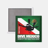 Tauchen Mexiko DF2 Magnet (Vorderseite/Rückseite)