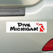 Tauchen Michigan! Autoaufkleber (Auf Auto)