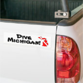 Tauchen Michigan! Autoaufkleber (Auf Lkw)