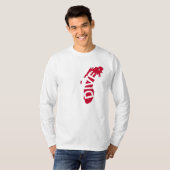 Tauchen-Michigansee T-Shirt (Vorne ganz)