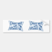 Tauchen mit anderen gut autoaufkleber (Vorne)